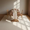 Bohemian-style long cotton and linen table flags, tassels, hollowed-out woven coffee tables and dining tables, home fabric decorations Application Scenario